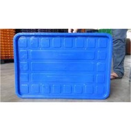 Plastic bin with lid, plastic corrugated iron with lid for bowls, 60L, 80L, 100L storage