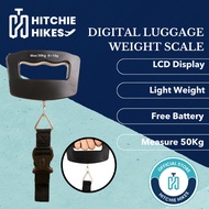 HH (Free Battery) Electronic Digital Luggage Bag Weight Scale Weighing Timbang Penimbang Berat Beg B