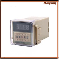 New Timer. DH48.S-2Z Timer 0.01S to 99H99M Has 12VDC/AC 24VDC/AC 220VAC With Socket Complete Set Fro