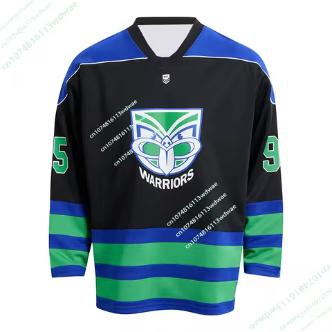 Summer Latest 2026 NRL Australia New Zealand Warriors Adult Hockey Kid/Adult Jersey 3D Long Sleeve S