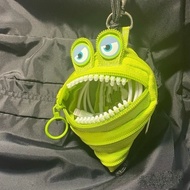 Coin Purse Funny Ugly Cute Zipper Fluorescent Dull Cute Unique Monster Zipper Creative Key Lipstick 