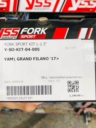 สปริง โหลดโช้คหน้า yss ชุดโหลดโช๊คหน้า YSS   มีหลายรุ่นให้เลือก FORZA/CLICK160/SCOPY I/X-MAX/AEROX/P