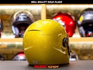 New Helm Motor Bell Bullitt Gold Flake Full Face Retro Original Helmet