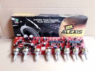 Kit Tone Control Stereo New Alexis Plus Equalizer 4x TL084