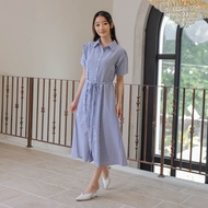 Beatrice Clothing Medan Debi Dress - Stripes Dress