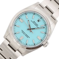 勞力士 ROLEX 牡蠣永久 綠松石藍色 126000 手錶 男士