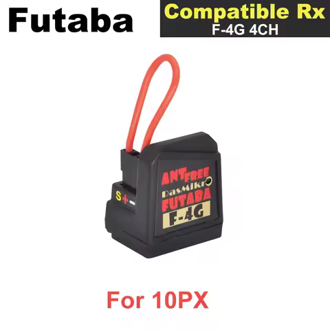 DSK-404 FUTABA F-4G Compatibe 4CH Receiver SUPER RESPONSE FREE ANTENNA For RC 10PX Transmitter DASMI