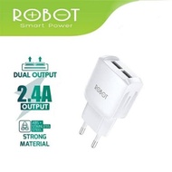 ROBOT RT-K6 2.4A 2 PORT USB ADAPTOR CHARGER RTK6