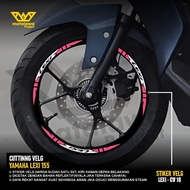 Yamaha Lexi 155 Wheel Rim Variation Sticker Motorcycle Accessories 14 inch reflective Rims 18