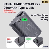 Pana Lumix BLK22 Type-C 2600mAh | FB Pana LUMIX S9 S5 S5K S5ii S1ii GH7 GH6 GH5ii GH4 G9 G9ii direct