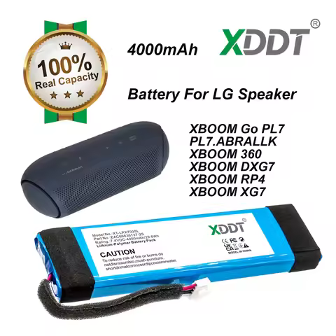 4000mAh Speaker Battery For LG XBOOM Go PL7 PL7.ABRALLK XBOOM 360 XBOOM DXG7 XBOOM RP4 XBOOM XG7 XBO