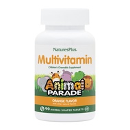 NaturesPlus Animal Parade Children’s Multivitamin Orange Flavour - Plant Based Chewable Multivitamin