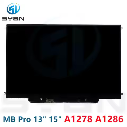 A1278 A1286 LCD screen for MacBook Pro 13" 15" Glossy Glass Full LED Screen Display 661-6504 661-584