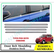 Perodua Kembara Window Trim Chrome Lining / Door Belt Moulding