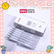 Deli Gel Ink Ballpoint Pen A057B Black Ink Nib 0.5