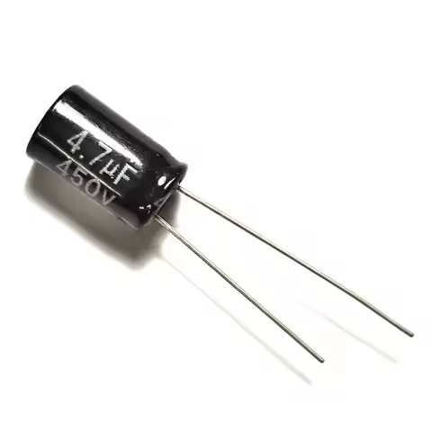 20PCS 450V 4.7uF 450VDC 4.7MFD Aluminum Electrolytic Capacitor 8*12mm Radial 4.7mf450v 4.7uf450v 450