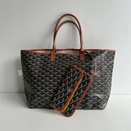 99新🆕 Goyard 戈雅 Saint Louis Tote Bag PM 黑棕