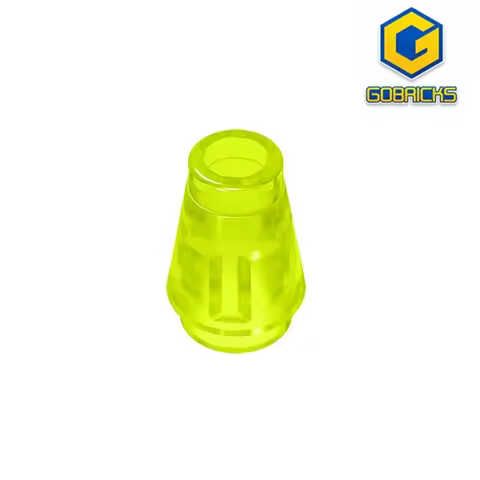 Gobricks GDS-606 NOSE CONE SMALL 1X1 compatible with lego 4589 6188 59900 64288 children's DIY Educa