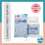 CalMas-D Suplemen Calcium dan vitamin D Tablet Kunyah isi 30