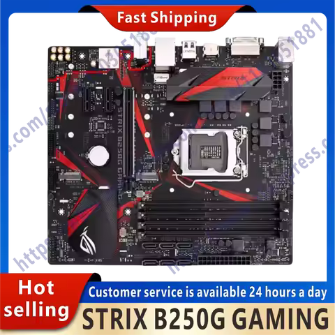 Used ROG STRIX B250G GAMING original desktop computer B250 B250M DDR4 motherboard LGA 1151 i7/i5/i3 