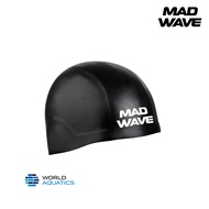 MADWAVE RACING SWIM CAP - R CAP (WHITE)