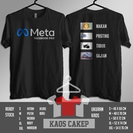 Meta Facebook Pro Posting T-Shirt Eat Sleep Gaajian Distro Clothes