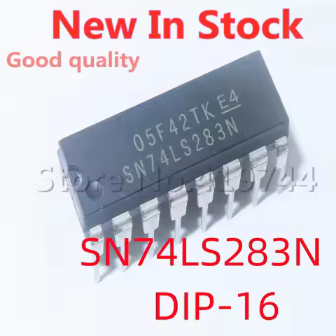 5PCS/LOT SN74LS283N 74LS283 DIP-16 4-bit binary full adder/fast forward In Stock NEW original IC
