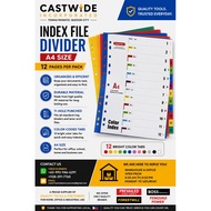INDEX FILE DIVIDER FOLDER | SEPARATOR (12 PAGES | A4 SIZE)