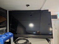 二手黑色電視機連HDMI線