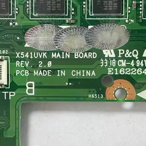 X541UVK REV.2.0 With SR341 I7-7500U CPU 8GB Mainboard N16V-GMR1-S-A2 920MX For Asus Laptop Motherboa