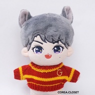 READY STOCK 20cm upsetduck SKZOO Kpop Doll Clothes - Harry Potter Hogwarts Gryffindor Knit Sweater (