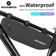 ROCKBROS Bike Bag Top Tube Front Frame Waterproof MTB Road Triangle Bag Cycling Dirt-resistant Bicycle Accessories