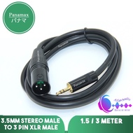 Panamax High Quality Audio Cable (3.5mm Stereo Male to 3 Pin XLR Male) EC-1228