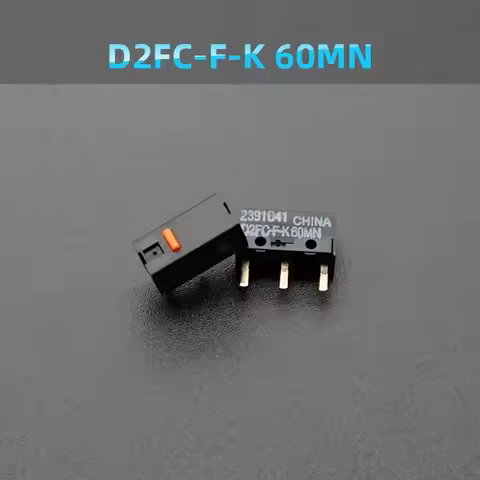 Original mouse micro switch D2FC-F-K 60MN suitable for 20M SteelSeries Logitech G502 G102 G903