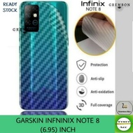 SKIN CARBON INFINIX NOTE 8-ANTI GORES BELAKANG INFINIX NOTE 8