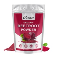 Alliwise Organic Beet Root Tea Powder Nitric Oxide Boost for Blood Pressure Circulation &amp; Heart Health Support Red Superfood Supplement