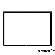 Ready Projector Curtain Projection Equipment 60/72/84/100/110/120/130in 160 Viewing Angles Simple An