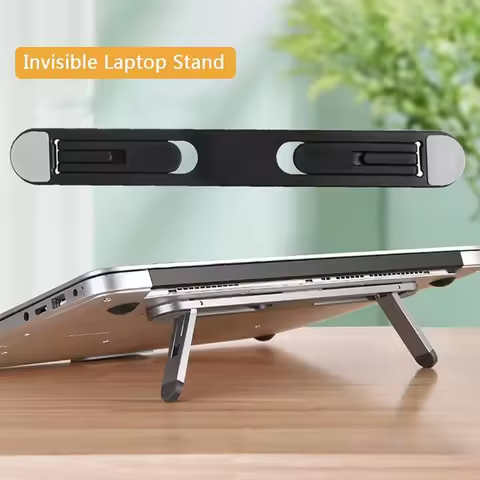 Universal Laptop Riser Stand for Macbook Pro 13 15 Air Lenovo Samsung Notebook Cooling Pad Invisible