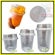 Capsule Cup/ Disposable Plastic Cup/珍珠奶茶杯