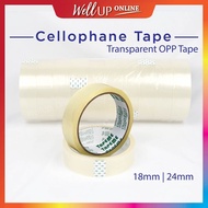 OPP Transparent Tape / Cellophane Tape / Stationery Tape Transparent 18mm | 24mm
