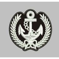 HD-R10 PATCH LOGO EMBROIDEREDjangkar ACCESSORIES BET/ EMBLEM