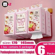 ￼[6 PACKS] Hanging Tissue AIR-cushion Tissue Cute Tissue Deluxe Comfort Tissue 6000 Sheets