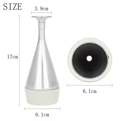 French Horn Straight Tube Mute Aluminum Silencer Practice French Horn Silencer Brass Musical Instrum