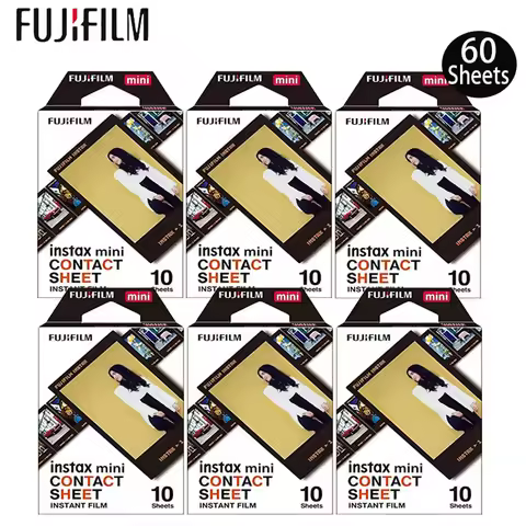 Fujifilm Mini Color Contact Sheet Film Link + Instant Camera Film Instax Film For Fuji Mini 13 EVO 4