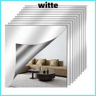 WITTE 1pc Acrylic Mirror Sheet, Self Adhesive Simple Non Glass Mirror Stickers,  1.6mm Thick DIY Cra