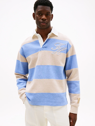 Tommy Hilfiger - Stripe Relaxed Fit Rugby Shirt