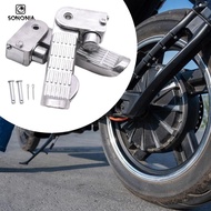 SONONIA Universal Motorcycle Footrest Aluminum Alloy Folding Foot Peg Pedals Repair Spare Parts for 