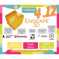 Enscape 3D 𝐯𝟒.𝟏𝟐🔥 w/ Assets Libraty for SketchUp / Rhino / Archi.CAD / Vectorworks Plugin | 𝐀𝐜𝐭𝐢𝐯𝐚𝐭𝐞