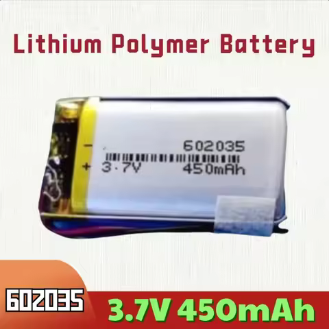 3.7V 450mAh​ 602035 Lithium Polymer Battery