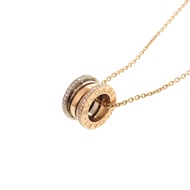 Like new BVLGARI B-ZERO1 Perfect Mistake necklace in 18K gold, 18K white gold, 750PG, and 750WG diam
